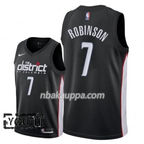 Washington Wizards Devin Robinson 7 2018-19 Nike City Edition Musta Pelipaidat Swingman - Lasten